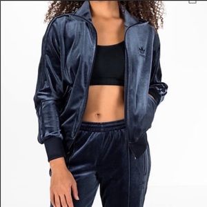 adidas suede sweatsuit